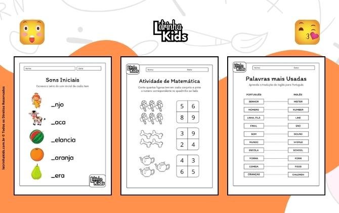 Atividades Educativas para Crianças de 3 Anos