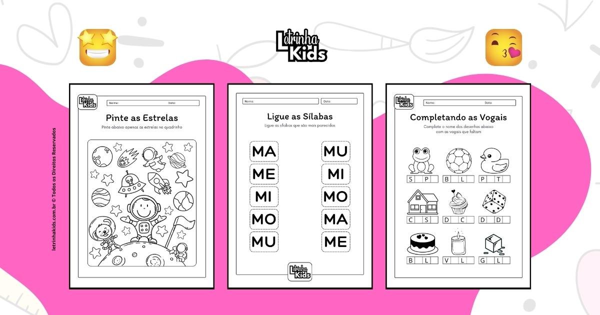 sugestões de atividades para educação infantil