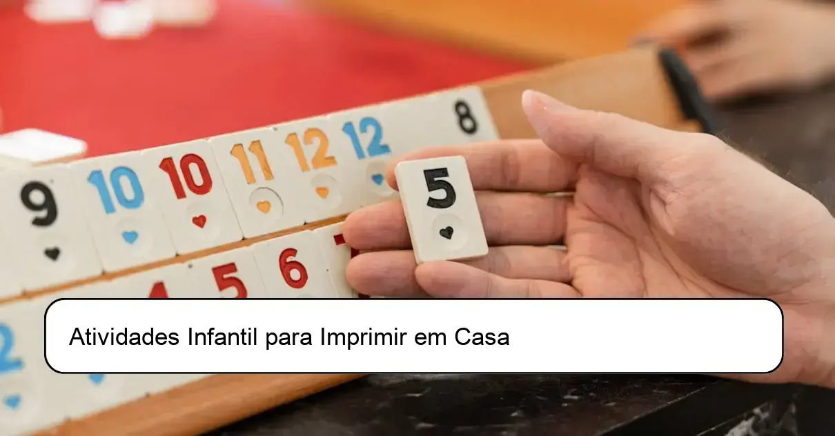 Atividades Infantil para Imprimir em Casa