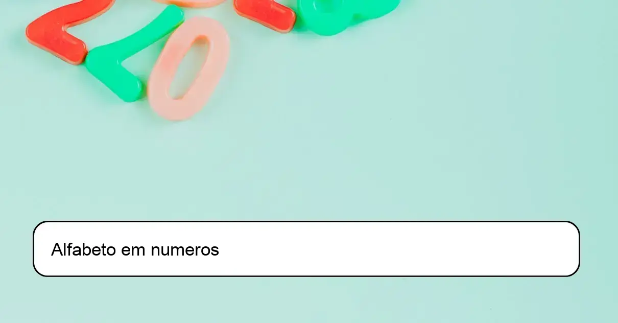 Alfabeto em numeros