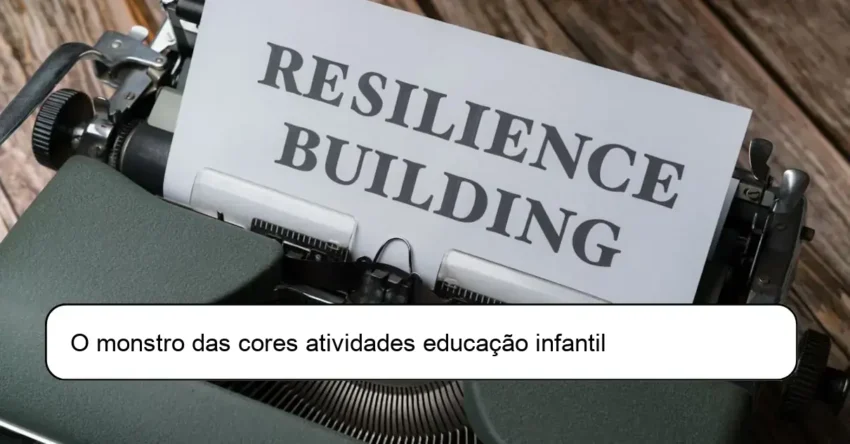 O monstro das cores atividades educação infantil