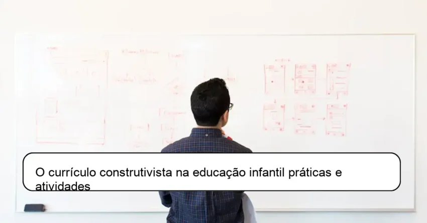 O currículo construtivista na educação infantil práticas e atividades