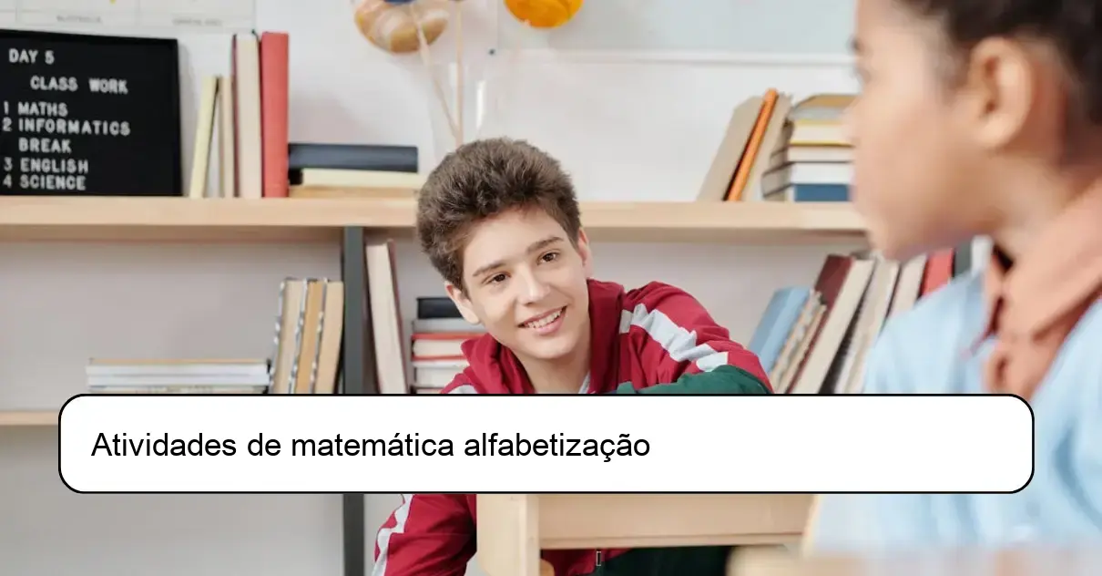 Atividades de matemática alfabetização