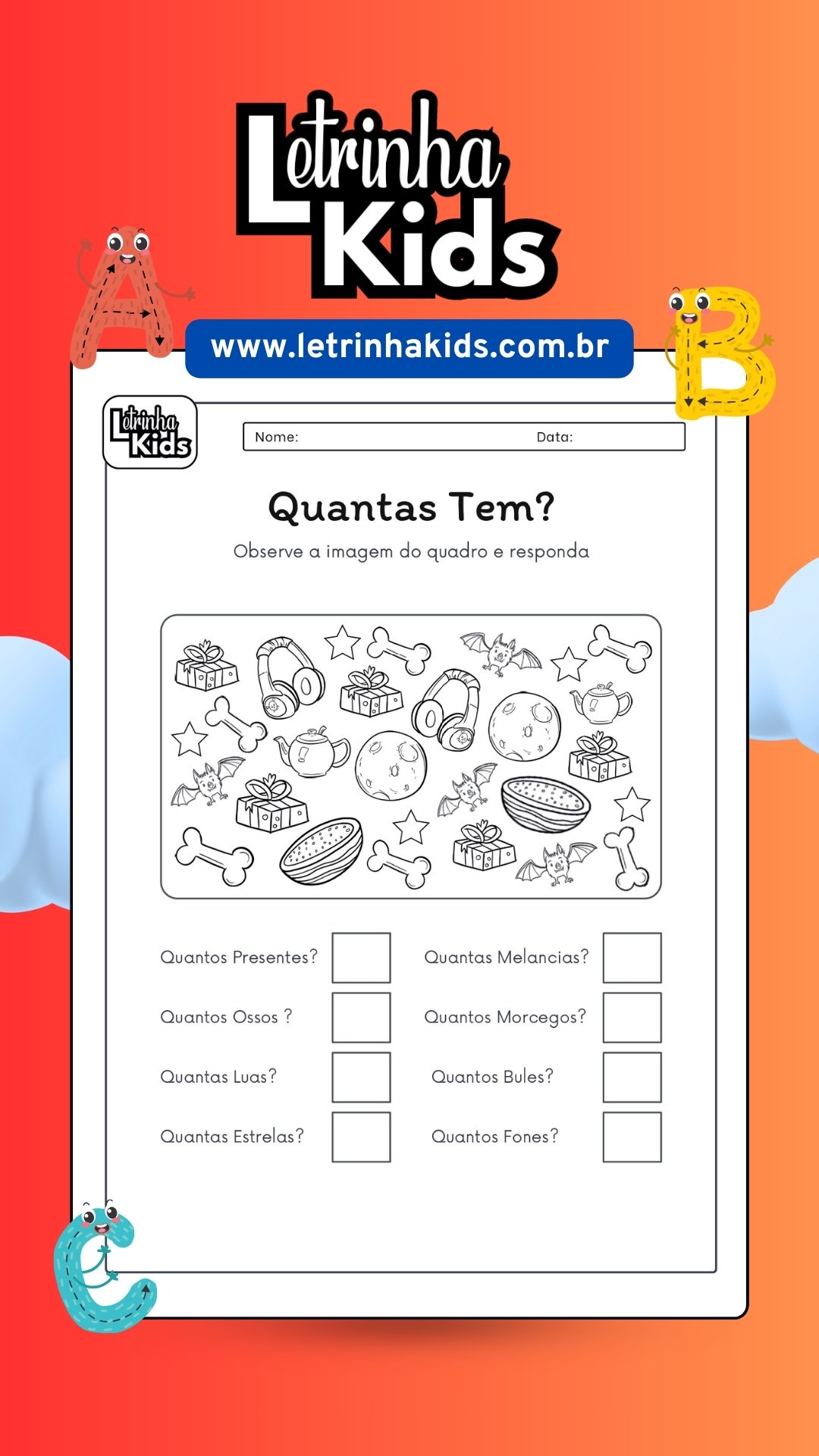 Atividades de Caça-Palavras para 1º, 2º e 3º ano
