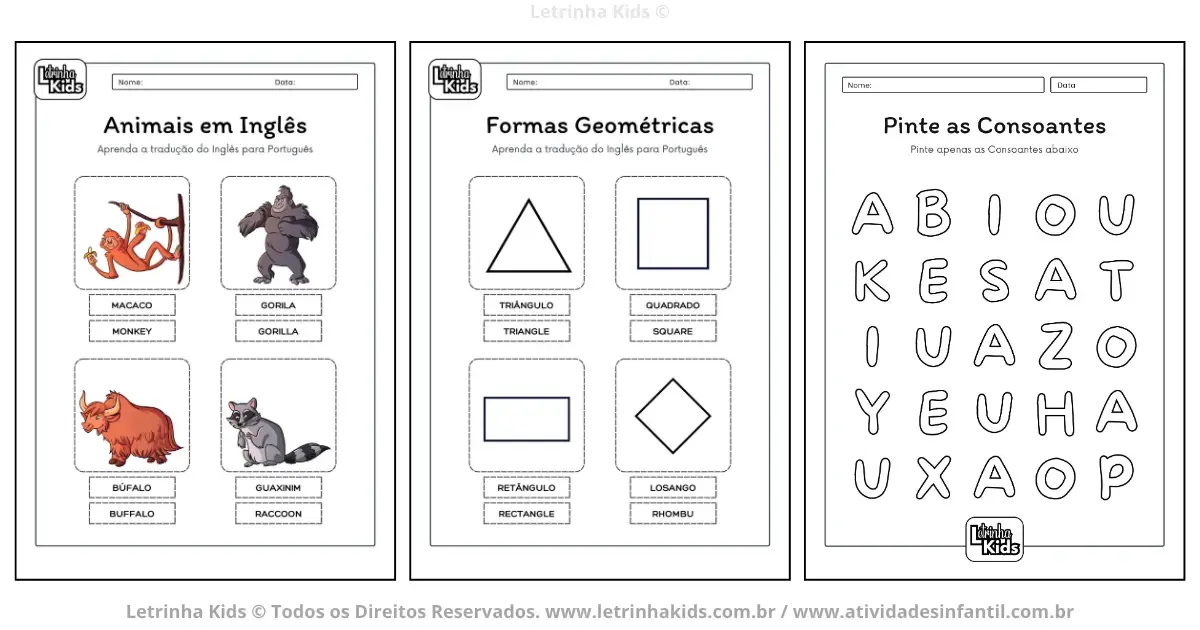 apostila mais cores com atividades para educacao infantil em pdf