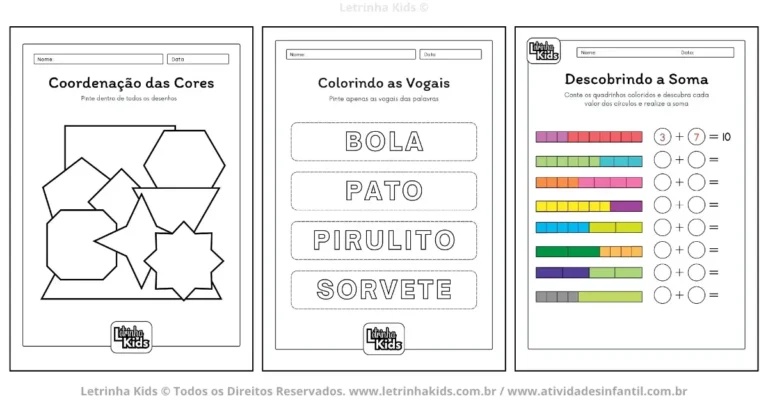 Apostila de atividades construtivistas para educação infantil