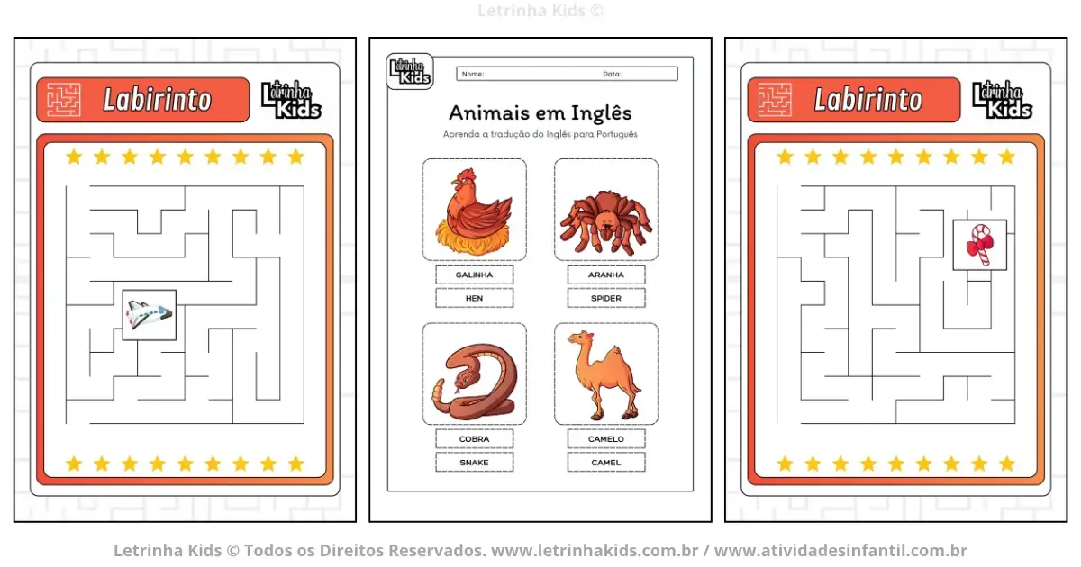 apostila atividades celula infantil