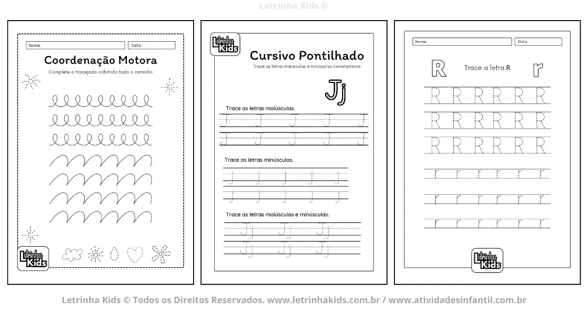 apostila de atividades para alfabetizacao jardim