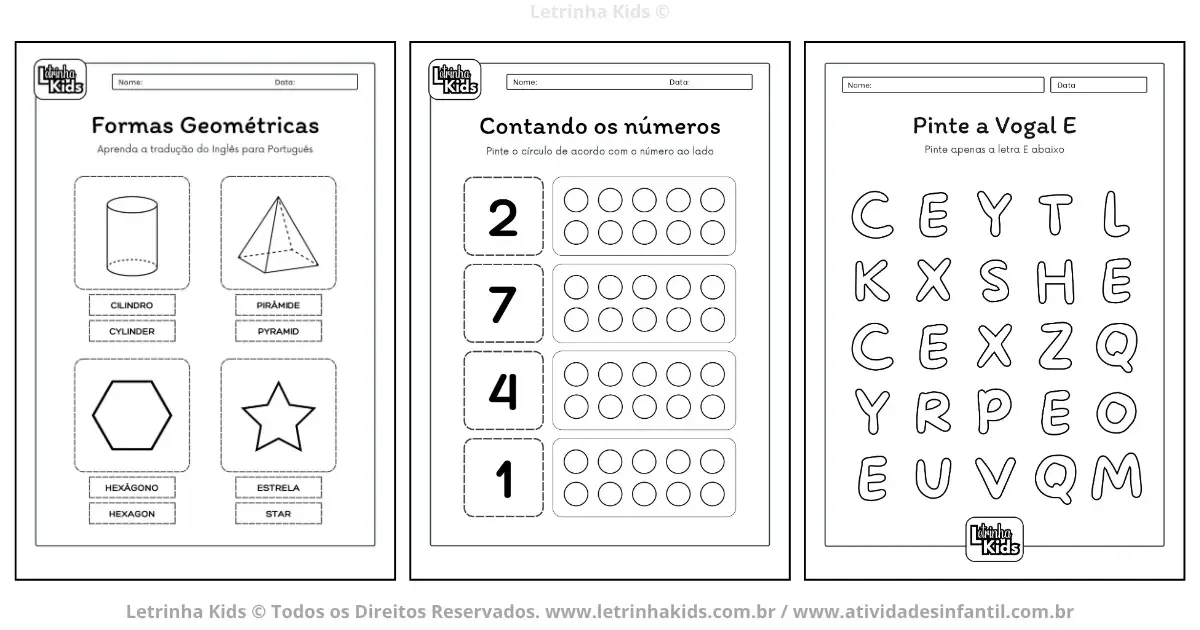 apostila de atividades para educacao infantil 9 anos para imprimir