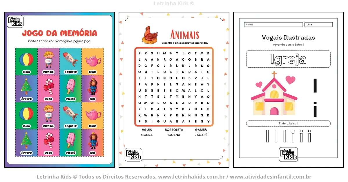 apostila de atividades para educacao infantil 9 anos para imprimir
