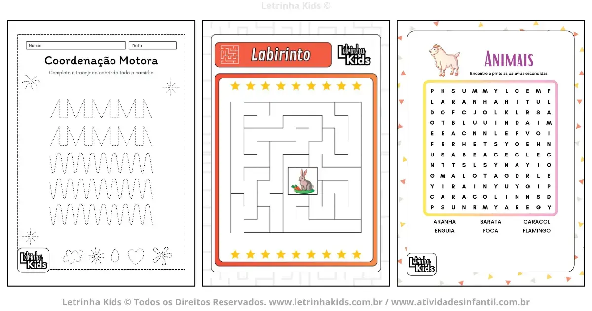 apostila atividades de matematica jardim alfabetizacao