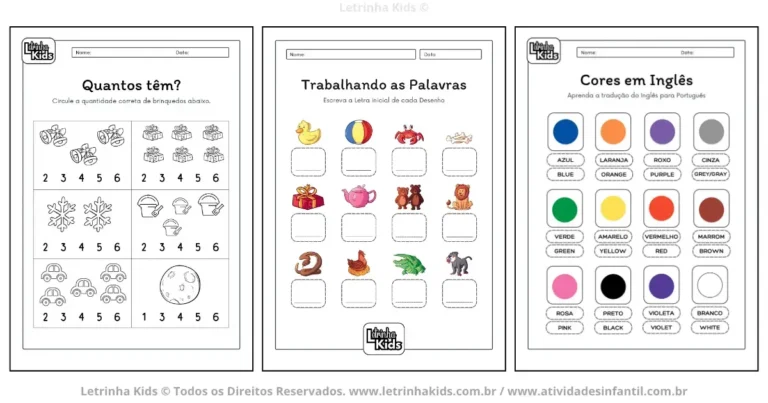 Catequese infantil: atividades para imprimir [PDF]