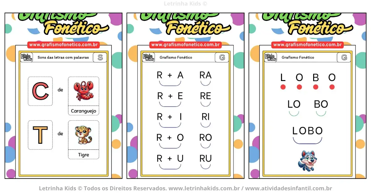 kit fichas de leitura para crianças de 5 a 8 anos de idade