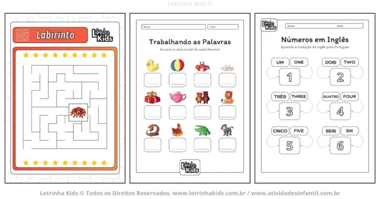 Apostila de atividades AEE para alfabetização