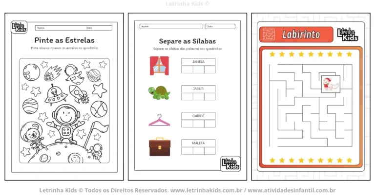 Apostila de atividades de alfabetização construtivista